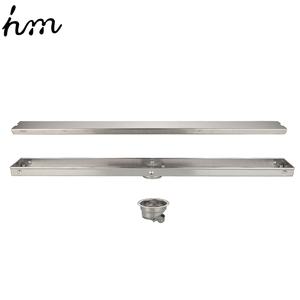 De alta calidad moderna oculta balcón baño Rectangular inoxidable oculto de drenaje de piso - Product Image 2