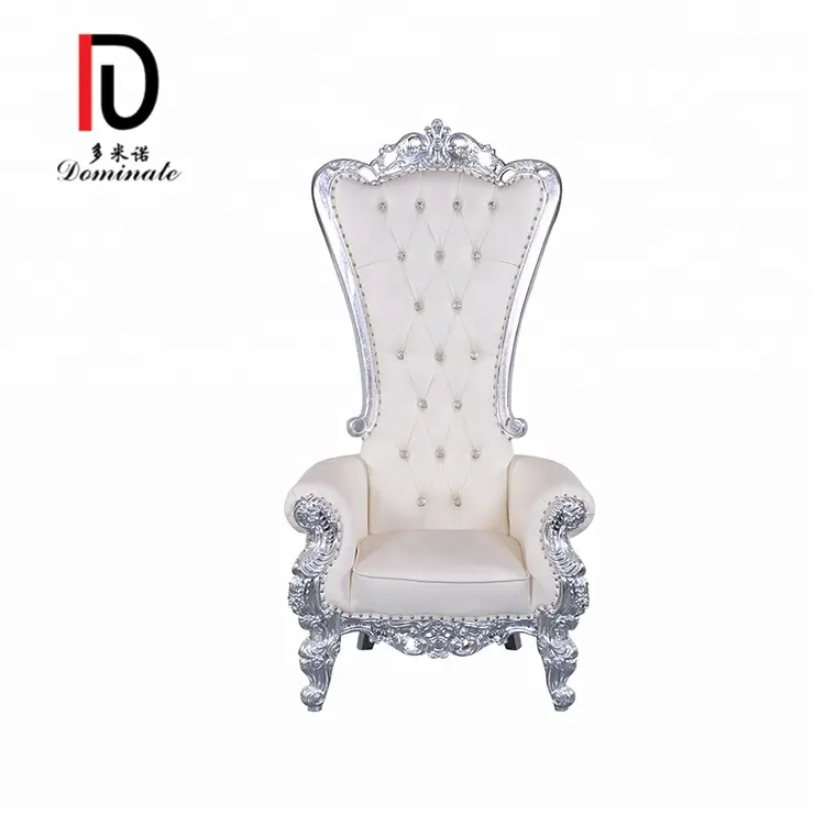 Luxury High Back Golden King Throne Chair