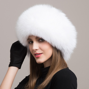 Bán Sỉ Mũ Tròn LÔNG CÁO Ấm Áp Mùa Đông Cho Nữ Ushanka - Product Image 1