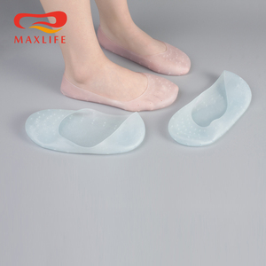 Semelles en silicone écologiques, flexibles, hydratantes, revitalisantes pour la peau, anti-fissures, <span class=keywords><strong>protection</strong></span> contre la douleur au talon, pieds gercés - Product Image 1