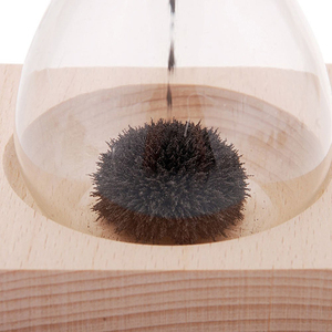 30 giây quay thủ công từ cát hẹn giờ khoa học đồng hồ cát với cơ sở kim loại và hoa huyền diệu - Product Image 4