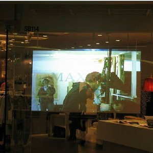 <span class=keywords><strong>3D</strong></span> Rõ Ràng Cửa Sổ Thủy Tinh Quảng Cáo Chiếu Ba Chiều Phía Sau/Máy Chiếu Phim 180 độ xem góc độ - Product Image 2