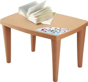 Tavolo da studio per bambini quadrato colorato per uso domestico scrivania da studio per camera da letto per bambini tavoli pieghevoli in plastica all'ingrosso