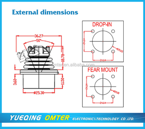 Bộ Điều Khiển Tỷ Lệ Thu Nhỏ Hiệu Ứng Hall Dòng OMC25 Bộ Điều Khiển Ngón Tay Cái Hiệu Ứng Hall Đơn Trục Siêu Nhỏ - Product Image 3