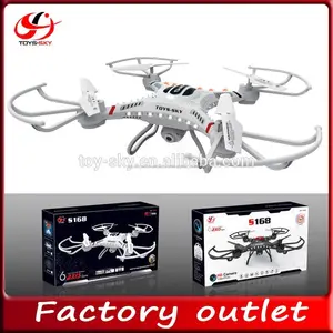 Nuevo producto toysky 2.4 GHZ tamaño medio RC quadcopter con 2.0 Mpx HD cámara 3D mosca RC drone