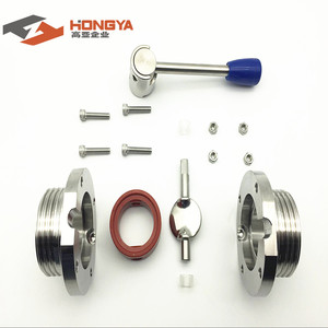 الألبان الفولاذ المقاوم للصدأ صمام فراشة نهاية اللحام - Product Image 6