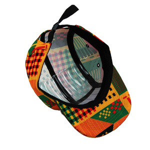 โลโก้ที่กำหนดเอง5แผงหมวกพิมพ์สีอ่อนป้ายทอหมวกผ้าฝ้าย100% แอฟริกันแบน Bill ค่ายหมวก - Product Image 5