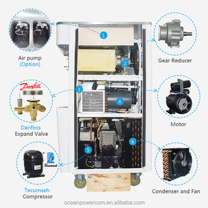 Oceanpower OP145 2 + 1 mixed mềm phục vụ kem máy, đông lạnh thương mại máy sữa chua để bán - Product Image 3