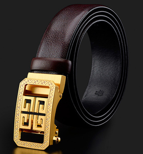 3.5cm de largeur, <span class=keywords><strong>boucle</strong></span> en <span class=keywords><strong>laiton</strong></span> de haute qualité, <span class=keywords><strong>boucle</strong></span> automatique, <span class=keywords><strong>ceinture</strong></span> en cuir - Product Image 3