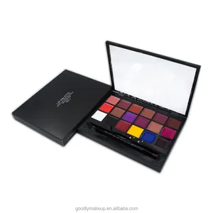 Prezzo di fabbrica Lunga Durata 15 Colori Rossetto Opaco Palette Impermeabile Nutriente Labbra Trucco di Lunga Durata Rossetto di Marca