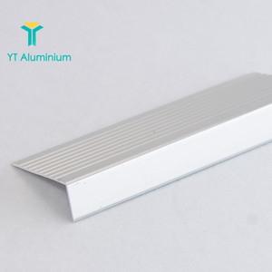 หลายสีอลูมิเนียม L รูปร่างบันไดจมูกหมวกสำหรับการป้องกันขอบบันได - Product Image 3