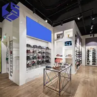 التصميم الإبداعي متجر الأحذية أفكار الديكور أحذية رجالي متجر لاعبا اساسيا