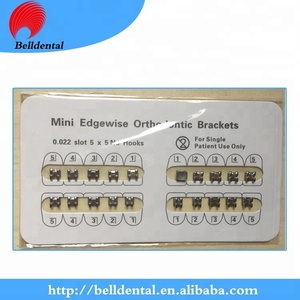Hoge kwaliteit <span class=keywords><strong>Dental</strong></span> mini <span class=keywords><strong>Roth</strong></span> orthodontische Beugels standaard edgewise mini metalen beugels - Product Image 5