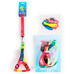 Cina di Yiwu Prodotti Per Animali Domestici Fornitore All'ingrosso Rotondo/Piatto Durevole Cinghia di Nylon Arcobaleno Colore Guinzaglio Del Cane Con Cablaggio Multi Colori - Product Image 6