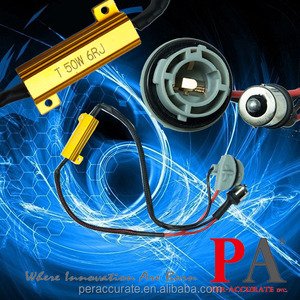 50 Wát 6ohm PA cảnh báo lỗi miễn phí Bộ giải mã 1156 <span class=keywords><strong>BA15S</strong></span> điện trở LED bóng đèn khác xe phụ kiện ánh sáng - Product Image 2