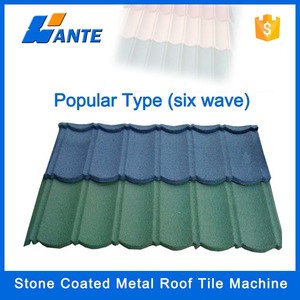 Tôle de toiture en acier galvanisé imperméable WANTE, revêtement en zinc et aluminium, tuiles romaines, tuiles métalliques revêtues de pierre - Product Image 4