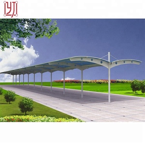 Toldo de Membrana para Estacionamiento de Autos, Cubierta para Estacionamiento de Autos, Tela de Sombra - Product Image 4