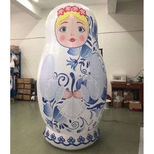 Mooie Matroesjka Opblaasbare Russische Pop Voor Decoraties Gratis Verzending Cartoon Stijl - Product Image 1