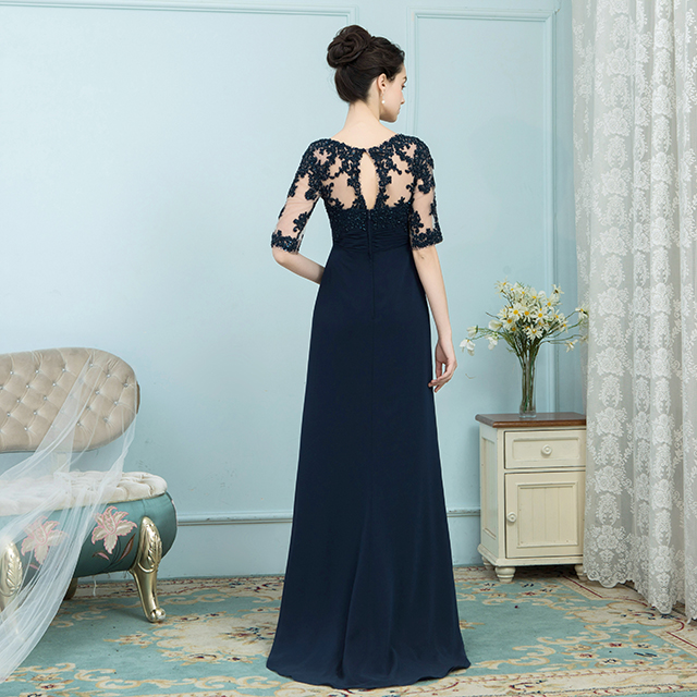 half sequin half chiffon dress Jumpsuit Pantsuit Floor Length Mother of the Bride Dress Half Sleeve Jewel Neck Elegant Vintage Wedding Guest Church Chiffon with Feather Sequin Appliques 2026