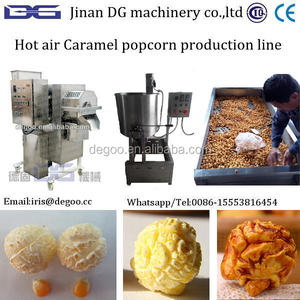 Hot air Caramel/<strong>cheese</strong> /salty <strong>Popcorn</strong> <strong>Manufacturing</strong> <strong>Equipment</strong> From Jinan DG Machinery Co.,ltd
