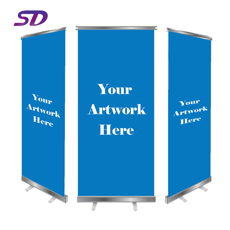 Прямая продажа с фабрики, оптовая продажа, выдвижной недорогой сублимационный рекламный вращающийся баннер