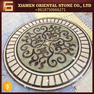 Water Jet Jeb <span class=keywords><strong>Marbal</strong></span> Marmer Kustom, untuk Desain Meja dan Lantai