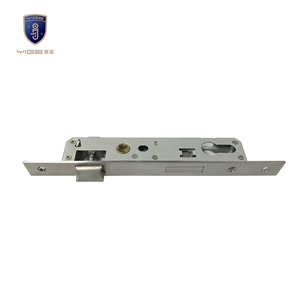 Cerradura de puerta de mortaja residencial de doble pestillo de 8520mm, cuerpo de aleación de Zinc, acero, aluminio, ABS con respaldo de llave de latón para apartamentos - Product Image 5