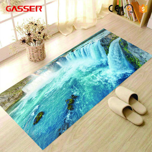 Gasser Full Color UV Printed Decal Bathroom Tile Decorative 3D Floor Sticker Anti-slip <strong>Removable</strong> Self-adhesive <strong>Vinyl</strong> Promotional - Product Image 6