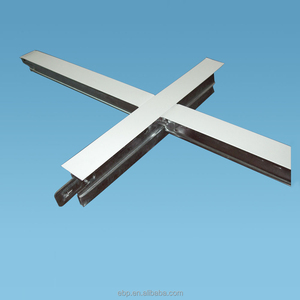 Barres en T en acier galvanisé pour ossature de <span class=keywords><strong>suspension</strong></span>, tailles anti-incendie et antirouille, renforcement du béton, largeur 15-24 mm, hauteur 26-42 mm - Product Image 5