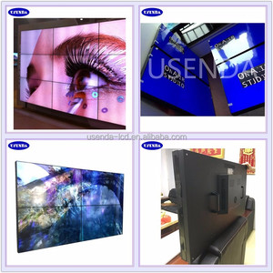 46 אינץ קיר וידאו מסך 4k 2160p הוביל תאורה אחורית 4 x5 קיר טלוויזיה חלקה עם יציאות Dp להתחבר