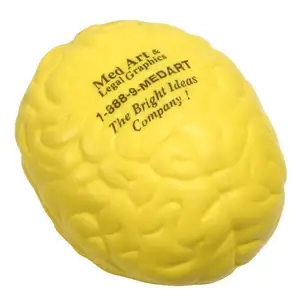 هدية ترويجية جديدة ، الملونة شكل الدماغ الإجهاد الكرة ، الدماغ بو كرات الرغوة المطاطية