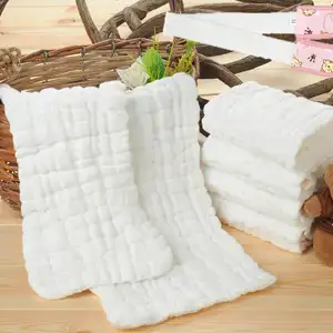 100% organic Cotton Bamboo Baby Muslin/gauze swaddle blanket fabric