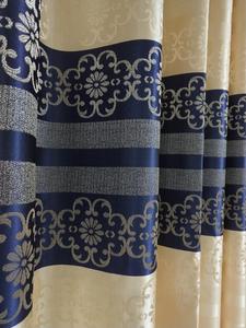 مصنع توريد metalilc البوليستر الجاكار ستائر تعتيم - Product Image 5