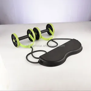 Abdominal Waist Slimming Exercise Machine Core Double AB Wheel Fitness Equipment