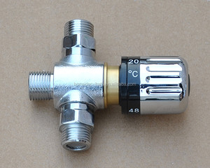 Hot & Cold Brass Van Trộn Tĩnh Nhiệt Kỹ Thuật Số Cho Hệ Thống Vòi Hoa Sen Năng Lượng Mặt Trời - Product Image 4