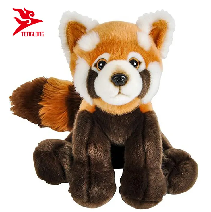 Wholesale cute stuffed animal plush red panda