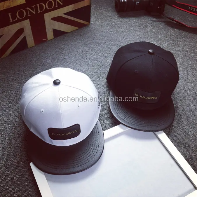 high quality 3D embroidery wholesale free customize snapback hats and caps