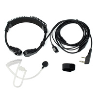 Retevis A Buon Mercato 2 Pin Retrattile Gola Auricolare Tubo Acustico per Retevis H-777 RT-5R KENWOOD TYT BAOFENG Two Way Radio