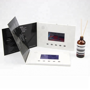 الجملة 4.3 بوصة lcd tft عرض لوحة مصغرة فيديو كتيب الرقمية دعوة بطاقة معايدة هدية الكريسماس عيد ميلاد