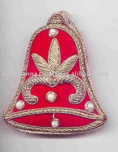 Adorno Navideño Bordado para Colgar en el Árbol, Tamaño Estándar - Product Image 1