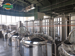 5000L 50HL 8K ayna 4 damarlı buhar ısıtmalı mikro bira demlemek sistemleri - Product Image 2