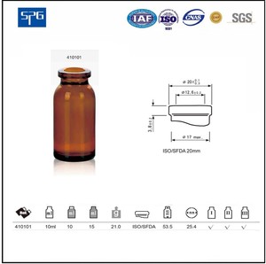 Serious Pharmaceutical Clear Moulded <strong>Injection</strong> <strong>Vials</strong> <strong>for</strong> Antibiotics - Product Image 5