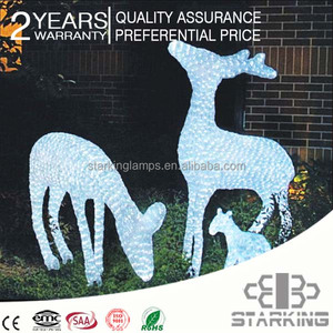 คริสตัล sculpturechristmas ตกแต่งเลื่อนขายร้อน - Product Image 3