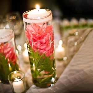 <span class=keywords><strong>Vaso</strong></span> Centrotavola con Fiori Tropicali Sotto l'Acqua/Portacandele in Vetro Stile Hurricane/Vasi Cilindrici in Vetro Economici - Product Image 2
