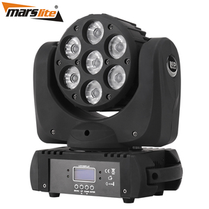 Luz de Escenario Profesional para DJ, 7x18w RGBWA+UV 6en1, Cabeza Móvil LED Wash - Product Image 5