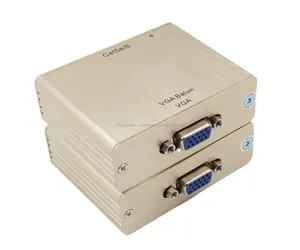 VGA BALUN Extender Kit sur Cat5/6 UTP Vidéo Expéditeur Récepteur Pour CCTV 100 m Passive pas besoin d'alimentation fournir