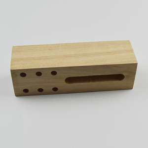 Oem Creatieve Nieuwigheid Multifunctionele Houten Potlood Socket Mobiele Telefoon Houder Bamboe Acryl Vierkante Pennenhouders 3,000 Stuks - Product Image 3