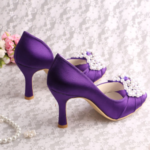 <span class=keywords><strong>Aliexpress</strong></span>-zapatos de crema blanca para novia, 23 colores - Product Image 5