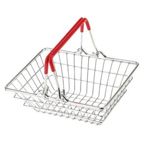 Version améliorée, chariot de courses miniature au <span class=keywords><strong>design</strong></span> personnalisé, support en <span class=keywords><strong>métal</strong></span> chromé, panier <span class=keywords><strong>à</strong></span> fruits cadeau - Product Image 3
