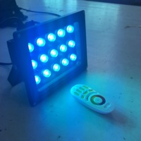 100W 150W 200W 250W 300W lampe de scène noire UV IP65 étanche extérieur UV IR LED projecteur